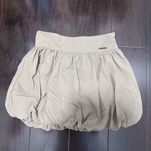 Beige Bubble Skirt